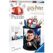 Puzzle z doniczką na ołówki Harry Potter 3D