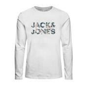 Dziecięcy T-shirt z długim rękawem z okrągłym dekoltem Jack & Jones Tech Logo