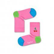 Skarpetki dla dzieci Happy Socks Cherry Embroidery
