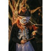 Dziecięca maska w kształcie czaszki Moi Mili Black halloween
