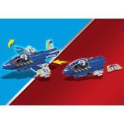 Toy city action samolot policyjny Playmobil City Persec.Dron