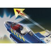 Toy city action samolot policyjny Playmobil City Persec.Dron