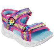 Sandały dla dziewczynki Skechers Heart Lights Miss Vibrant