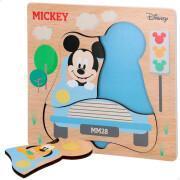 Drewniane puzzle Woomax Mickey Mouse ECO